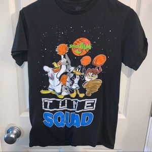 Retro Space Jam shirt small black Tune Squad